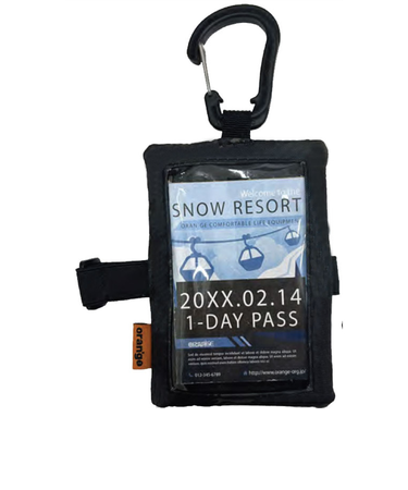 オレンジ（ORANGE）パスケース TK カラビナ 201258/1001