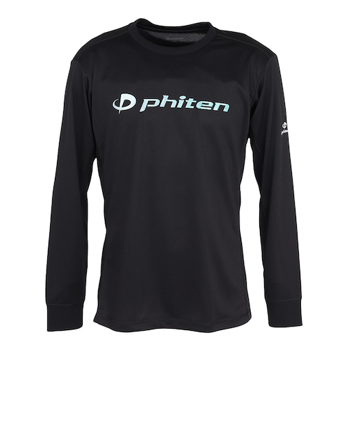ファイテン（PHITEN）バレーボールウェア ラメ グラデーション 長袖Tシャツ BK/BL 3125JG68310