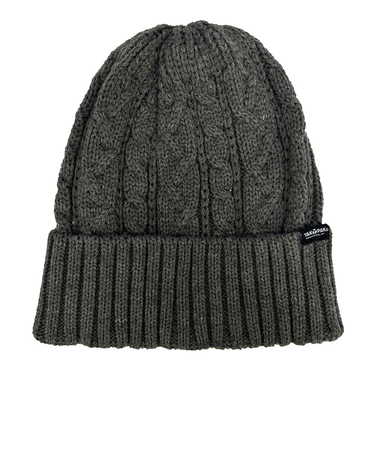 ヤックパック（YAK PAK）ニットキャップ ケーブルリブカフワッチ グレー YAK-FGL-25F002 CGRY 帽子 ニット帽 防寒