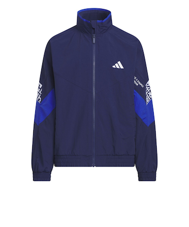 アディダス（adidas）キッズ ワーディングパック ルーズフィット しわ加工 ナイロンジャケット DC094-KA3784