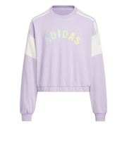 アディダス(adidas)ガールズ スウェット ルーズフィット クルーネック プルオーバー OO068-JZ8672