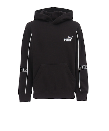 プーマ(PUMA)ジュニア ESS TAPE レイアウト フーディー FL 691165 01 BLK