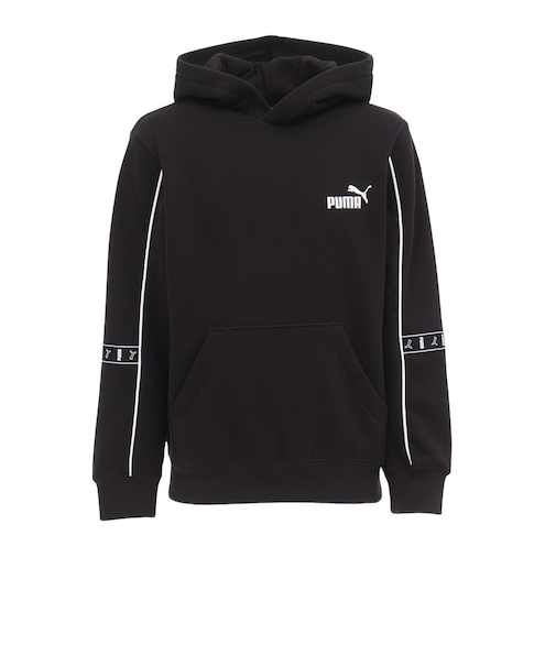 プーマ(PUMA)ジュニア ESS TAPE レイアウト フーディー FL 691165 01 BLK