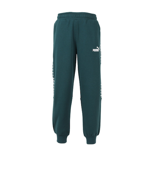 プーマ(PUMA)ジュニア ESS TAPE スウェットパンツ FL 691148 75 DGRN