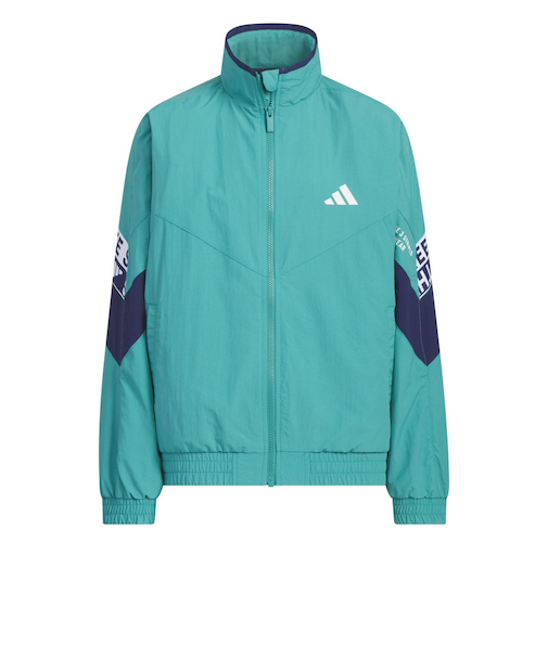 アディダス(adidas)キッズ ワーディングパック ルーズフィット しわ加工 ナイロンジャケット DC094-KA3783