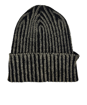 ヤックパック(YAK PAK)ニットキャップ ピグメントカフワッチ 黒 YAK-FGL-25F004 BLK 帽子 ニット帽 防寒