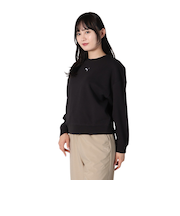 プーマ（PUMA）ESS オーバーサイズド クルーネック スウェット 691268 01 BLK