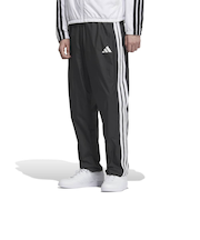 アディダス（adidas）３Ｓ ルーズフィット 起毛トリコット裏地付 フルレングス オープンヘム ウィンドパンツ QD767-JZ8773