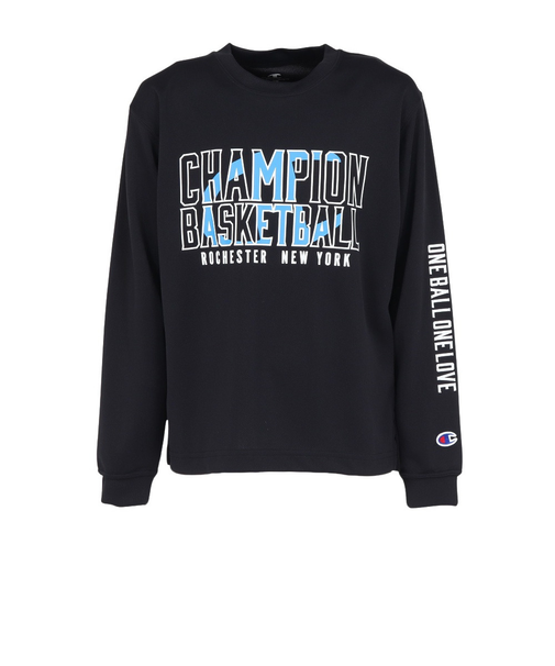 チャンピオン（CHAMPION）バスケットボールウェア ジュニア 長袖 Tシャツ CK-CB418 090