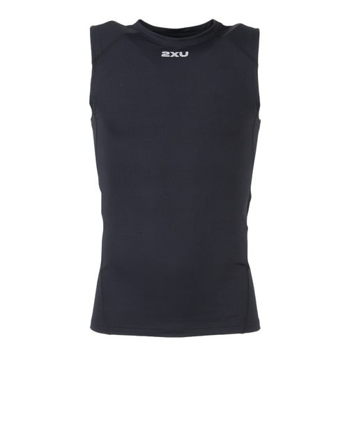 ツー・タイムズ・ユー(2XU)コンプレッション スリーブレストップ MA6400A-BLK/SIL