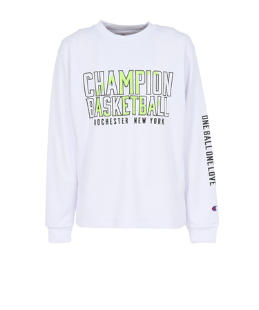 チャンピオン（CHAMPION）バスケットボールウェア ジュニア 長袖 Tシャツ CK-CB418 010