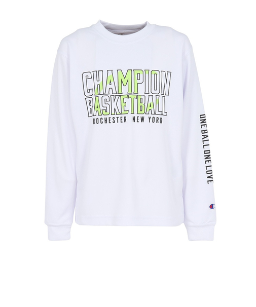 チャンピオン（CHAMPION）バスケットボールウェア ジュニア 長袖 Tシャツ CK-CB418 010