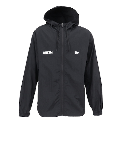 NEW ERA ブラックジャケット NEW ERA（ニューエラ） （メンズ、レディース）シェルジャケット
