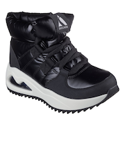 スケッチャーズ（SKECHERS）ブーツ カジュアルシューズ UNO PEAKS-MOON PUFFZ ブラック 177559-BLK 厚底