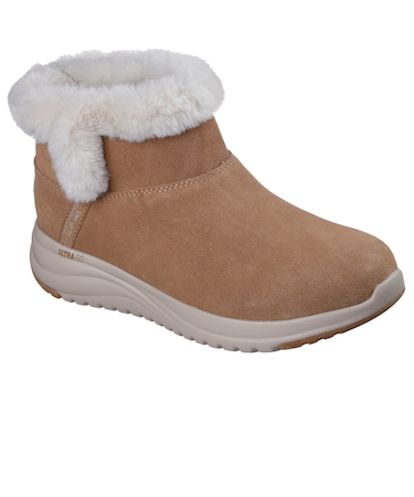 スケッチャーズ(SKECHERS)ブーツ カジュアルシューズ OTG ステラ ダフネ ベージュ 144740-CSNT ボアブーツ