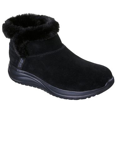 スケッチャーズ（SKECHERS）ブーツ カジュアルシューズ OTG ステラ ダフネ ブラック 144740-BBK ボアブーツ