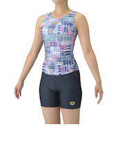 アリーナ（ARENA）フィットネス水着 レディース 水泳 セパレーツ Uバック AS5FWF55L BLNV