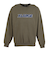 エクストララージ（XLARGE）スタンダード ロゴ クルーネック スウェットシャツ 101253012001-OLIVE