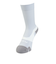 ツー・タイムズ・ユー（2XU）ランニングソックス 靴下 ヴェクターライトクッション クルーソックス UA7005E-HBM/WHT