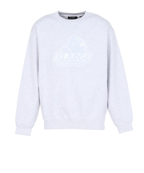 エクストララージ（XLARGE）OLD OG クルーネック スウェットシャツ 101253012002-ASH