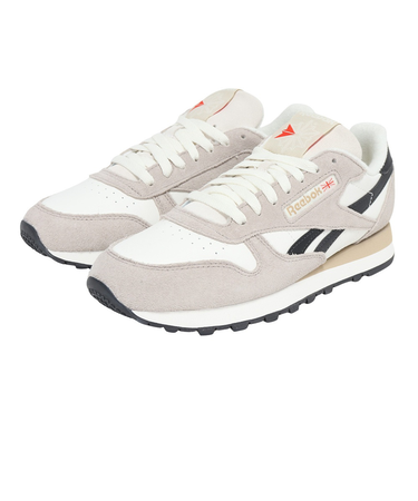 リーボック（REEBOK）クラシックレザー シューズ ライトグレー 100230507 スニーカー カジュアル