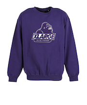 エクストララージ（XLARGE）OLD OG クルーネック スウェットシャツ 101253012002-PURPLE