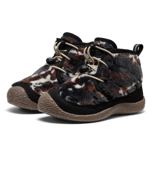 キーン（KEEN）リトルキッズ ハウザー ツー チャッカ ウォータープルーフ ブラウン ブラック 1031038 防水 ウィンターブーツ