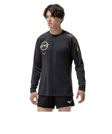 ミズノ(MIZUNO)バレーボールウェア N-XT プラクティスシャツ 長袖 V2MAC50195