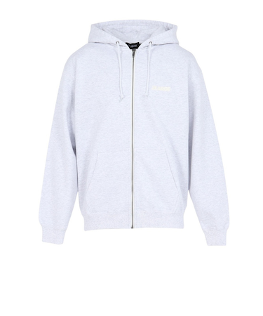 エクストララージ（XLARGE）SLANTED OG ジップ フーデッド スウェットシャツ 101253012004-ASH