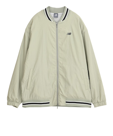 ニューバランス（new balance）バスケットボールウェア ボンバージャケット 裏地起毛メッシュ AMJ55632GAS
