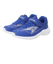 瞬足（syunsoku）ジュニアスポーツシューズ ベルクロ ベルト付き スニーカー 瞬足 ライトブルー SJJ2190