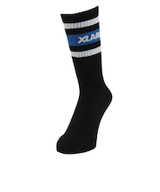 エクストララージ（XLARGE）ライン ソックス 101253054004-BLACK