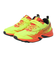 瞬足（syunsoku）ジュニアスポーツシューズ ベルクロ ベルト付き スニーカー 瞬足 ネオンイエロー SJJ2080
