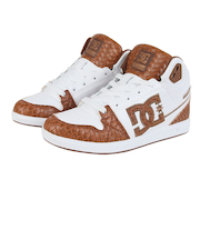ディーシーシューズ（DC SHOES）スニーカー ボーダーシューズ ユニバーシティ ミッド SE SN フットウェア ホワイト ブラウン 25FWDW2543…