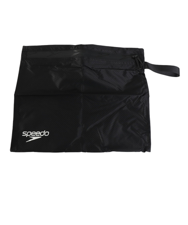 スピード（SPEEDO）スイムポーチバッグ ウォータープルーフフラットポーチ 黒 SE22513 K ポーチ 撥水 軽量