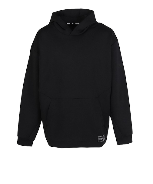 デュアリグ（DUARIG）BASIC SMOOTH KNIT フーディ 5F0015-TRSW-860DSH BLK