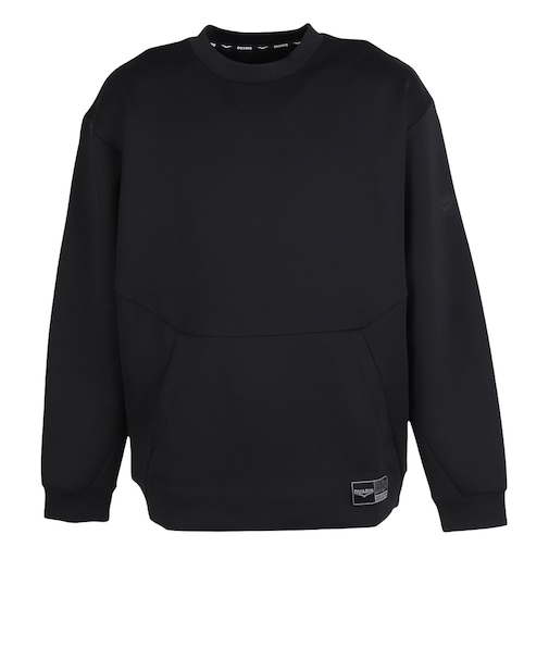 デュアリグ（DUARIG）BASIC SMOOTH KNIT 長袖 クルー 5F0016-TRSW-860DSH BLK