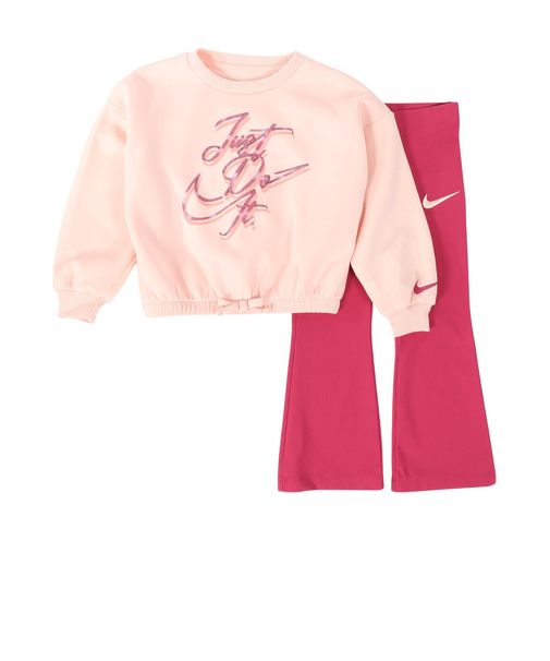 ナイキ(NIKE)ガールズ SWOOSH スウェット レギンス 2点セット 36N144-ADZ