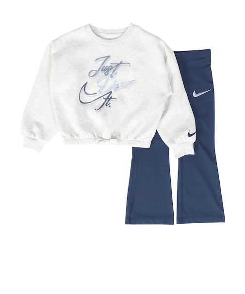 ナイキ（NIKE）ガールズ SWOOSH スウェット レギンス 2点セット 36N144-U90