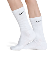 ナイキ(NIKE)靴下 キッズ エブリデイ クッションド クルー ソックス 6足組 白 21-23cm SX6910-100