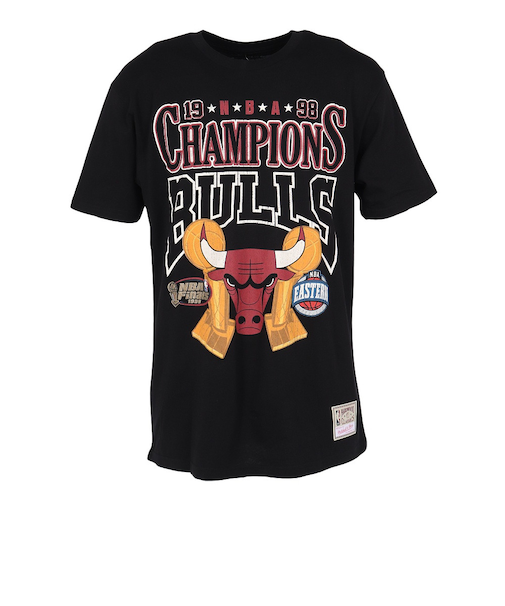 バスケットボールウェア 半袖Tシャツ BULLS TP10214-CBUBLCK
