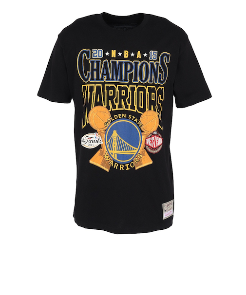 バスケットボールウェア 半袖Tシャツ WARRIO TP10214-GSWBLCK