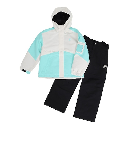 フィラ（FILA）ジュニア 2段切替スノーウェア 上下セット 145722-MNT