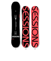 セッションズ（SESSIONS）スノーボード板 26 TEAM PLUS 25100290 BLK