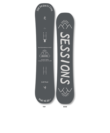 セッションズ（SESSIONS）スノーボード板 26 RIOT PLUS 25100298 GRY