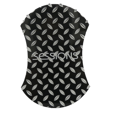 セッションズ（SESSIONS）CHECKER PLATE OVAL 25050307 BLACK