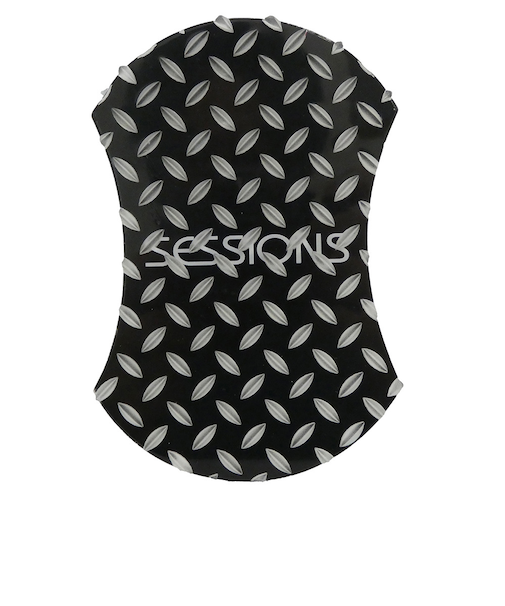 セッションズ（SESSIONS）CHECKER PLATE OVAL 25050307 BLACK