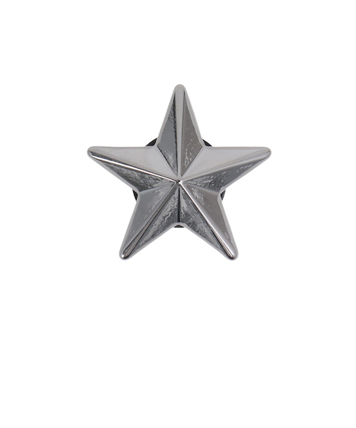 クロックス（crocs）ジビッツチャーム パンク ガンメタル スター 10015560