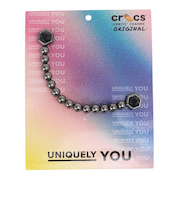 クロックス(crocs)ジビッツチャーム パンク ガンメタル チェーン 10015557