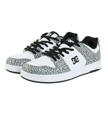 ディーシーシューズ（DC SHOES）スニーカー ボーダーシューズ マンテカ 4 SE SN ホワイト グレー 25FWDM254307WGR カジュアルシュ…